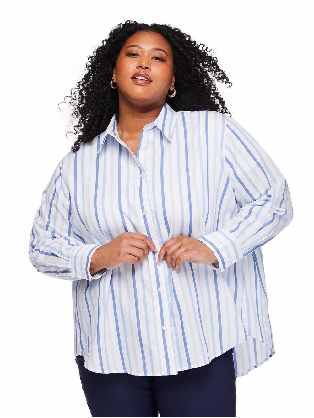 Lane Bryant Women’s Plus Button-Up Shirt